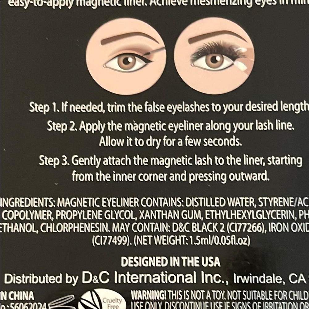 Line & Lash Set - Black - Picture 3 of 6